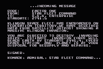 Trekkie atari screenshot