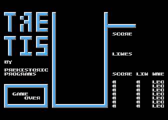 Tretis atari screenshot