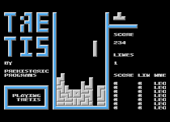 Tretis atari screenshot