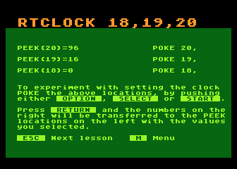 Tricky Tutorial No. 11 - Memory Map Tutorial atari screenshot