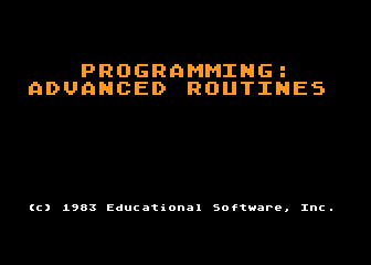 Tricky Tutorial No. 14 - Advanced Programming Tools atari screenshot