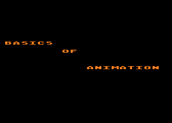 Tricky Tutorial No. 4 - Basics of Animation atari screenshot