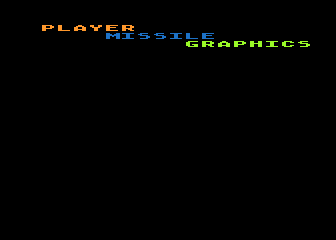Tricky Tutorial No. 5 - Player Missile Graphics atari screenshot