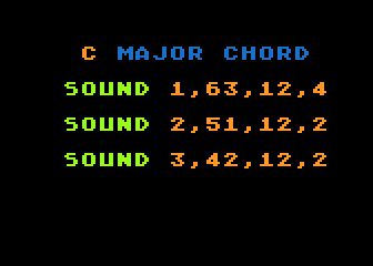 Tricky Tutorial No. 6 - Sound and Music atari screenshot