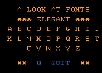 Tricky Tutorial No. 8 - Character Graphics atari screenshot