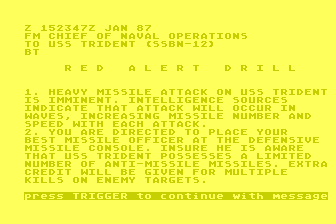 Trident atari screenshot