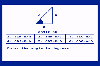 Trigonometric Functions / General Quadratic Equations in 