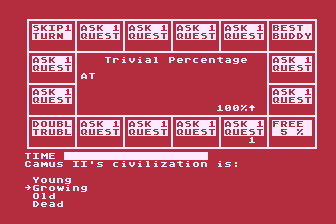 Trivia Insanity atari screenshot