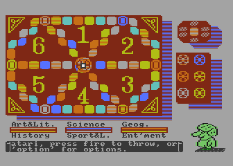 Trivial Pursuit atari screenshot