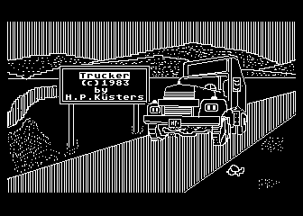 Trucker atari screenshot