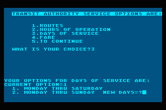 Trucker / Streets of the City atari screenshot