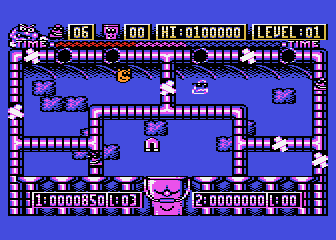 Tube Baddies atari screenshot