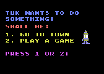 Tink! Tonk! - Tuk Goes to Town atari screenshot