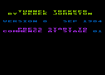Tunnel Trekker atari screenshot