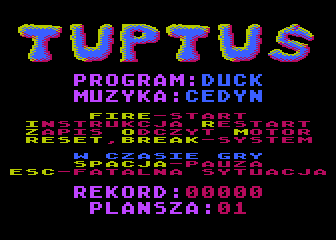 Tuptus atari screenshot