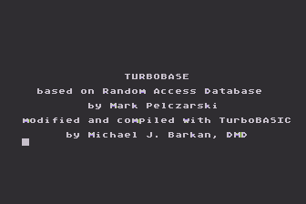 Turbobase atari screenshot