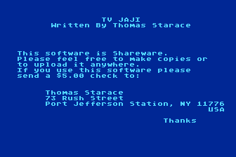 TV Jaji atari screenshot