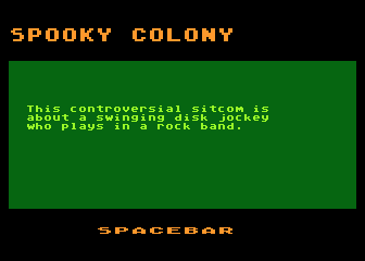 TV Plots atari screenshot