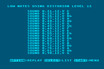 TV Theme Songs atari screenshot