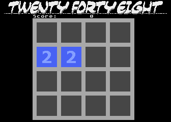 Twenty Forty Eight atari screenshot