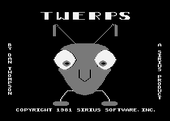 Twerps atari screenshot