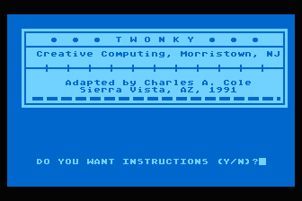 Twonky atari screenshot