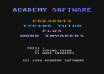Typing Tutor / Word Invaders — screenshot 1