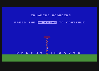 Typing Tutor / Word Invaders atari screenshot