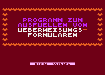 Überweisung atari screenshot