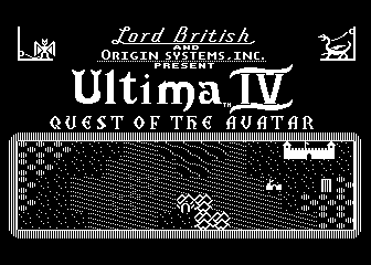 Ultima IV atari screenshot