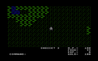 Ultima I atari screenshot