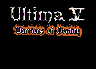 Ultima V atari screenshot