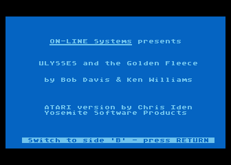 Hi-Res Adventure #4 - Ulysses and the Golden Fleece — screenshot 1
