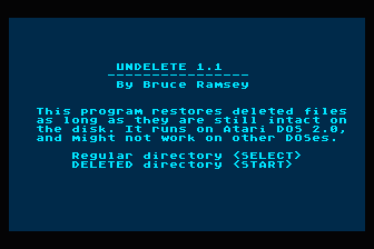 Undelete — screenshot 1