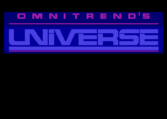 Universe atari screenshot