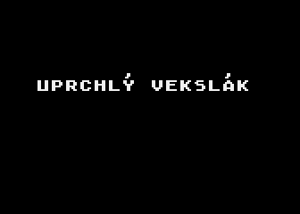 Uprchlý Vekslák atari screenshot