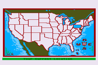 US Adventure atari screenshot