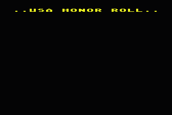 US Adventure Honor Roll Demo atari screenshot