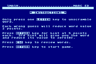US Geography - High Marc atari screenshot