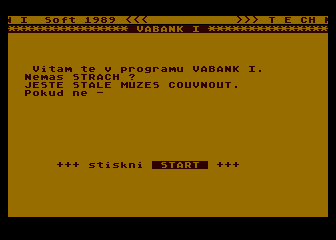 Vabank I atari screenshot