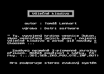 Valecne Kladivo atari screenshot
