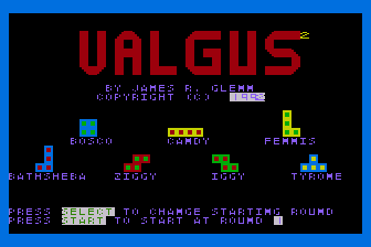 Valgus² atari screenshot