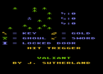 Valiant atari screenshot