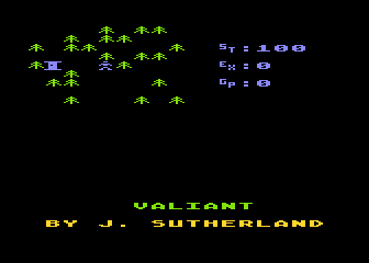 Valiant atari screenshot