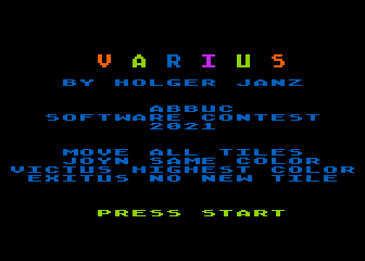 Varius atari screenshot