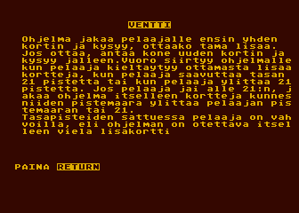 Ventti atari screenshot