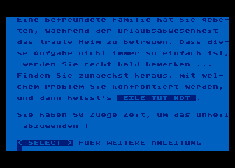 Verflixte Urlaubsvertretung atari screenshot