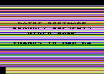 Videogame atari screenshot