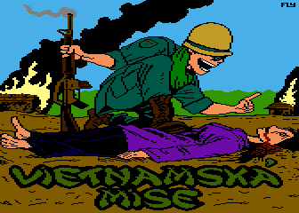 Vietnamska Mise atari screenshot