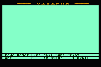 VISIFAX atari screenshot